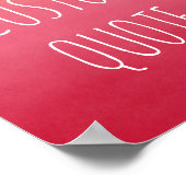 Machen Sie Ihr Motivierend Zitat Abstrakt Poster (Ecke)