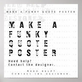 Machen Sie Ihr Personalisiertes Angebot Poster