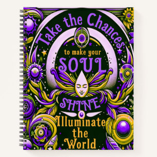 Machen Sie Ihr Soul zum Kinderspiel Notizblock