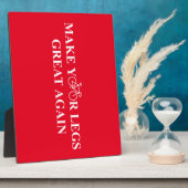 Machen Sie Ihre Beine wieder groß Fotoplatte (Seite)