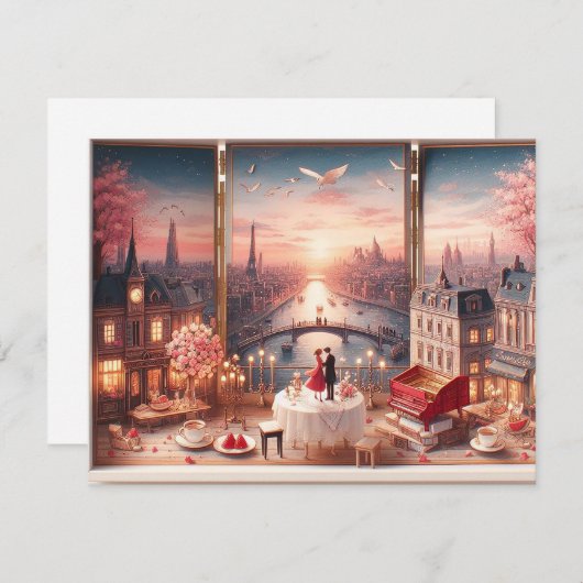 Machen Sie Ihre beliebte individuell anpassbare 4. Begleitkarte (Vorne/Hinten)