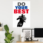 Machen Sie Ihre besten Fußball Inspiration Poster (Heimbüro)