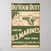 Machen Sie Ihre Dienstreise mit den U.S. Poster (Vorne)