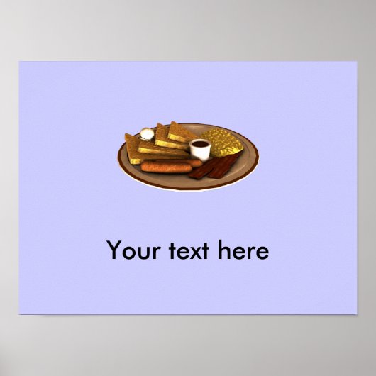 Machen Sie Ihre eigene Allergiewarnung Poster (Vorne)