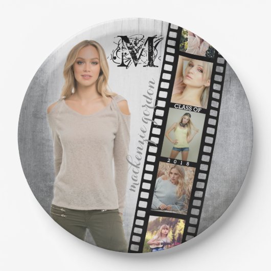 Machen Sie Ihre eigene ältere Porträt-Klasse von Pappteller (Vorderseite)