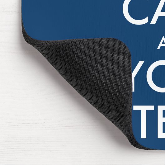 Machen Sie Ihre eigene Behalt-Ruhe und Ihren Text- Mousepad (Ecke)