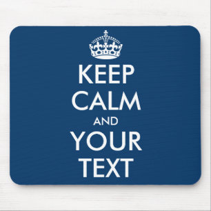 Machen Sie Ihre eigene Behalt-Ruhe und Ihren Text- Mousepad
