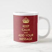 Machen Sie Ihre eigene -Calm Jumbo-Tasse (Rechts)