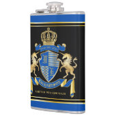 Machen Sie Ihre eigene Einhornmatte mit dem blauen Flachmann (Links)