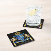 Machen Sie Ihre eigene Einhornmatte mit dem blauen Rechteckiger Pappuntersetzer (Vor Ort)