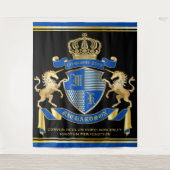 Machen Sie Ihre eigene Einhornmatte mit dem blauen Wandteppich (Vorderseite)