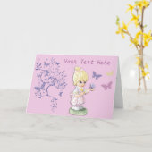 Machen Sie Ihre eigene Frauenkarte Karte (Gelbe Blume)