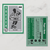 Machen Sie Ihre eigene Fußball-Karte Visitenkarte (Vorne/Hinten)