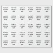 Machen Sie Ihre eigene Gewohnheit personalisiert Geschenkpapier (Flach)