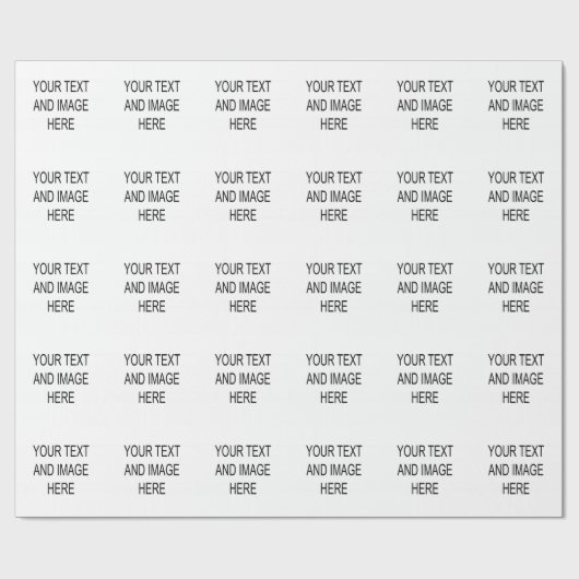 Machen Sie Ihre eigene Gewohnheit personalisiert Geschenkpapier (Flach)