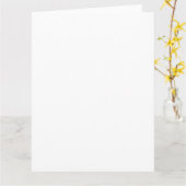 Machen Sie Ihre eigene, individuelle, große Grußka Karte (Gelbe Blume)