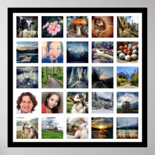 Machen Sie Ihre eigene Instagram Foto-Galerie-Art Poster