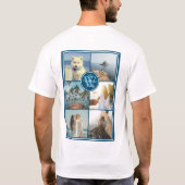 Machen Sie Ihre eigene Instagram Grid Summer Foto  T-Shirt (Rückseite)