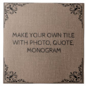 MACHEN SIE IHRE EIGENE KERAMIK FLIESE (Vorderseite)