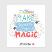 Machen Sie Ihre eigene Magie Aufkleber (Blatt)