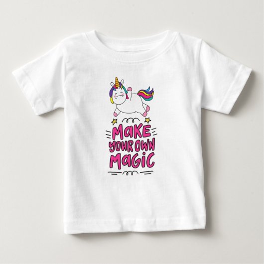 Machen Sie Ihre eigene Magie Baby T-shirt (Vorderseite)