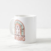 Machen Sie Ihre eigene Magie Boho Rainbow Kitchen Kaffeetasse (Vorderseite Links)