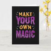 Machen Sie Ihre eigene Magie Karte (Gelbe Blume)