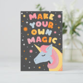Machen Sie Ihre eigene Magie Karte (Stehend Vorderseite)