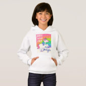 Machen Sie Ihre eigene Magie | Niedliches Einhorn Hoodie (Vorne ganz)