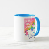 Machen Sie Ihre eigene Magie | Niedliches Einhorn Tasse (VorderseiteRechts)