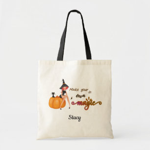 Machen Sie Ihre eigene magische niedliche Hallowee Tragetasche