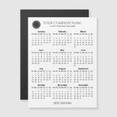 Machen Sie Ihre eigene Magnetkarte 2024 Firmenkale (Vorne/Hinten)