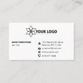 Machen Sie Ihre eigene Moderne Minimalistisch Visitenkarte (Vorderseite)