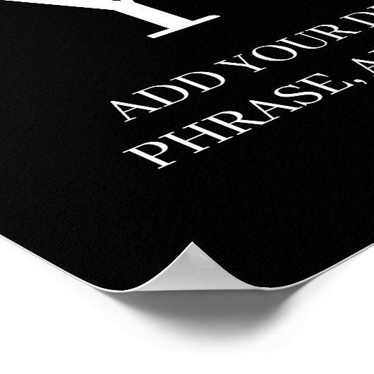 Machen Sie Ihre eigene Motivierend Postererfolgswa Poster (Ecke)