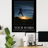 Machen Sie Ihre eigene Motivierend Postererfolgswa Poster (Heimbüro)