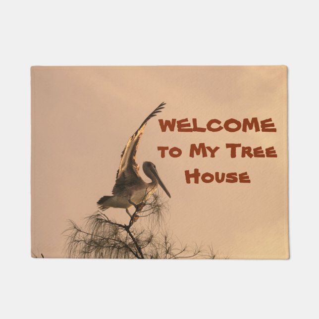 Machen Sie Ihre eigene Pelikanbaum Türmatte Doorma (Vorderseite)