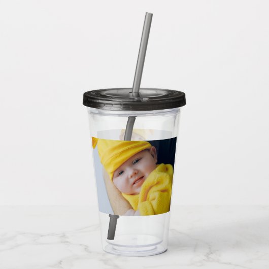 Machen Sie Ihre eigene personalisierte Acryltrinkbecher (Rückseite)