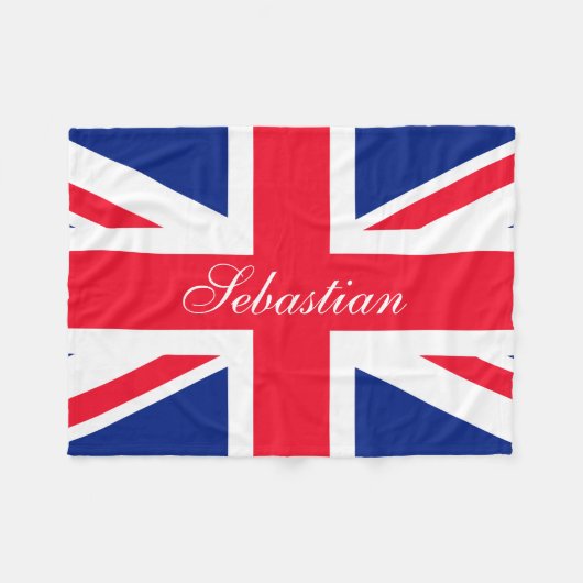 Machen Sie Ihre eigene Personalisierte britische F Fleecedecke (Vorderseite (Horizontal))