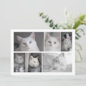 Machen Sie Ihre eigene Personalisierte Fotokassett Einladung (Stehend Vorderseite)