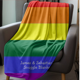 Machen Sie Ihre eigene Personalisierte Gay Pride-F Fleecedecke