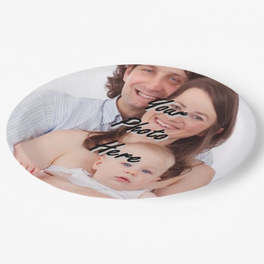 Machen Sie Ihre eigene personalisierte Pappteller (Schrägansicht)