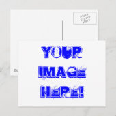 Machen Sie Ihre eigene Postkarte! Postkarte (Vorne/Hinten)