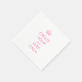 Machen Sie Ihre eigene Ruhe und tragen Sie sich au Serviette (Ecke)