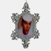 Machen Sie Ihre eigene Schneeflocken Zinn-Ornament (Links)