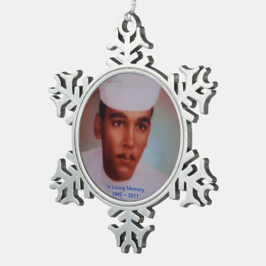 Machen Sie Ihre eigene Schneeflocken Zinn-Ornament (Rechts)