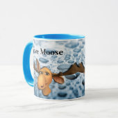 Machen Sie Ihre eigene Überschrift - Blue Tasse (Vorderseite Links)