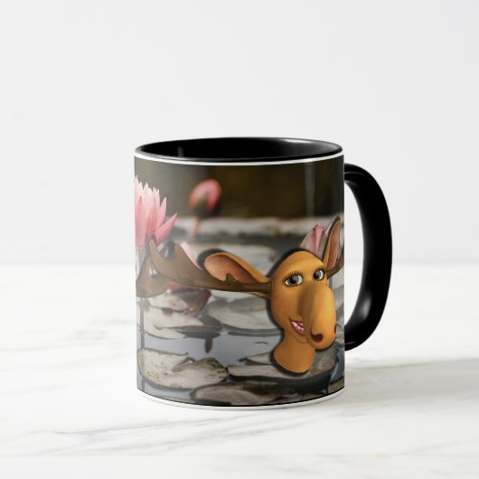 Machen Sie Ihre eigene Unterschrift - Schwarz Tasse (VorderseiteRechts)