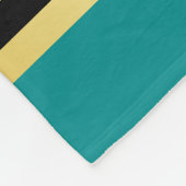 Machen Sie Ihre eigene Wappen Aquamarinen Goldbäre Fleecedecke (Ecke)