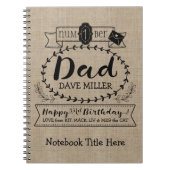 Machen Sie Ihre eigene Zahl 1 Notizblock (Vorderseite)