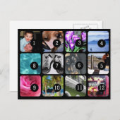 Machen Sie Ihre eigenen 12 Fotos Mailing Postkarte (Vorne/Hinten)